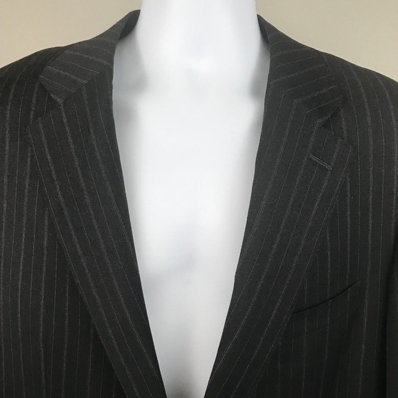 Ermenegildo Zegna Wool Pinstripe Blazer - Picture 2 of 8